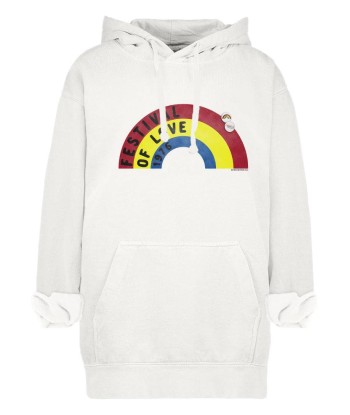 Hoodie jagger off white "LOVE" français