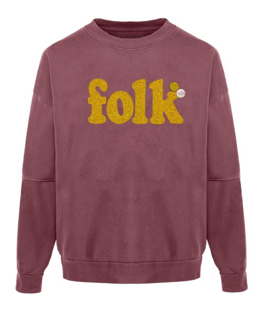 Sweatshirt roller cherry "FOLK" En savoir plus