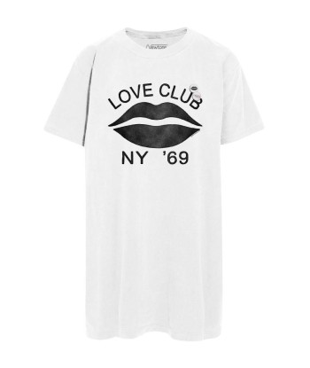 Robe janis off white "LOVE CLUB" basket pas cher