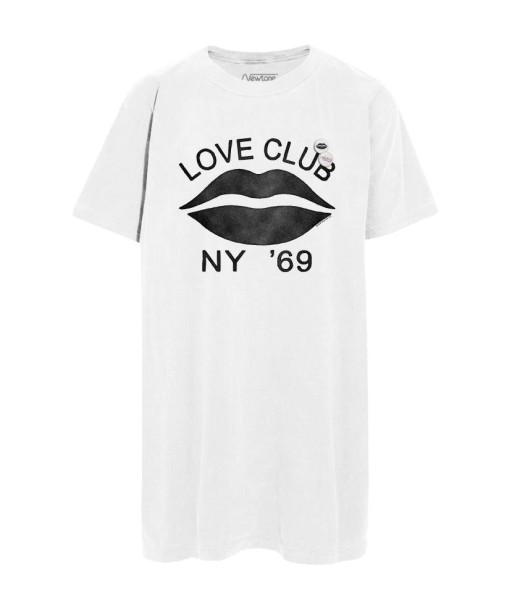 Robe janis off white "LOVE CLUB" basket pas cher