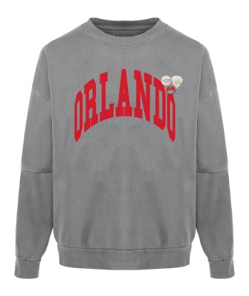 Sweatshirt roller grey orlando "CITY" chez Cornerstreet bien 