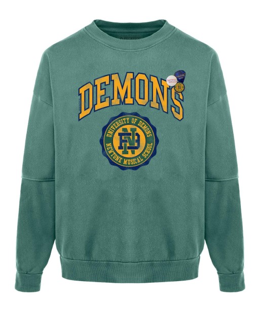 Sweatshirt roller light green "DEMONS" vente chaude votre 