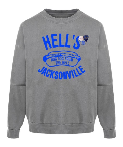 Sweatshirt roller grey "HELLS" 50-70% off 