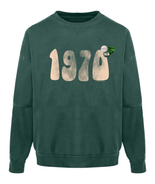 Sweatshirt roller forest "1970 FW21" Amélioration de cerveau avec