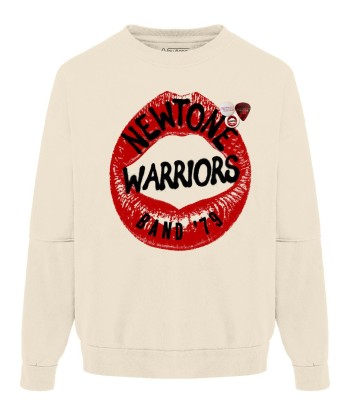 Sweatshirt roller natural "WARRIORS" destockage