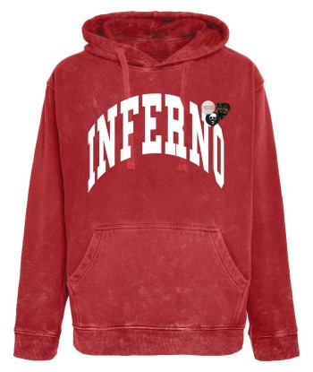 Hoodie jagger red acid "INFERNO" outlet