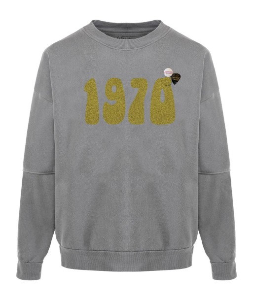 Sweatshirt roller grey "1970 SS22" paiement sécurisé