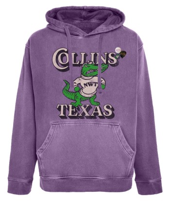 Hoodie jagger purple "COLLINS" pas cher 