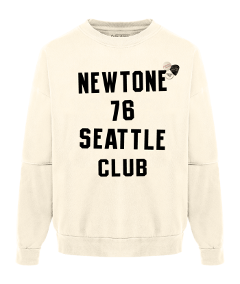 Sweatshirt roller natural "SEVENTY SIX" Amélioration de cerveau avec