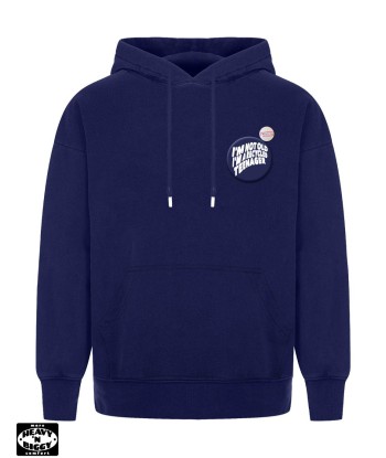 Hoodie heavy'n biggy deeper navy "RECYCLED" basket pas cher