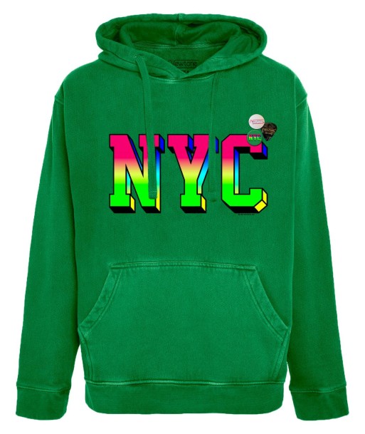 Hoodie jagger grass "NYC" pas chere