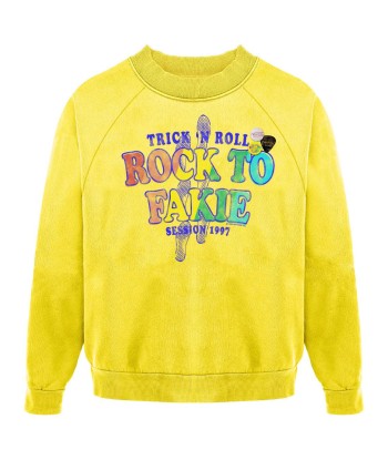 Sweatshirt finger lemon "FAKIE" rembourrage situé sous