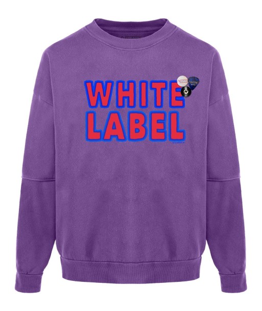 Sweatshirt roller purple "VINYL" sur le site 