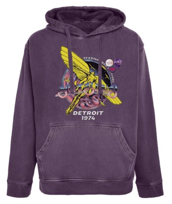 Hoodie jagger grape "READING" la colonne vertébrale