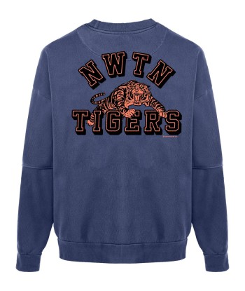 Sweatshirt roller denim "WILD" hantent personnes