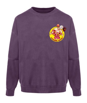 Sweatshirt roller grape "CANDY" prix