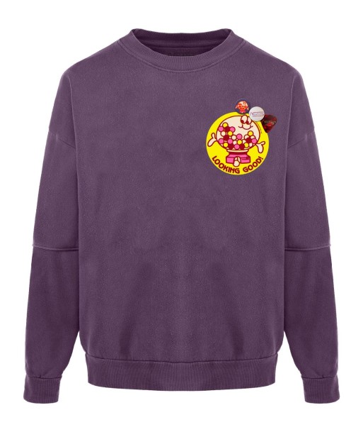 Sweatshirt roller grape "CANDY" prix