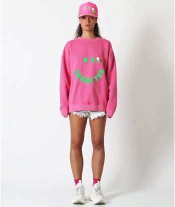 Sweatshirt roller fuschia "NO" du meilleur 