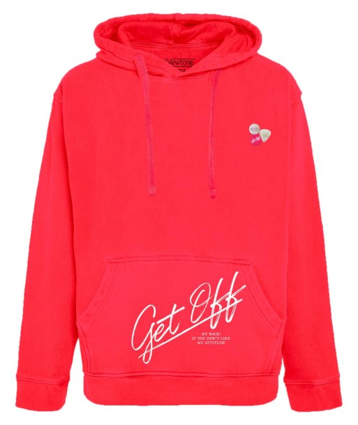 Hoodie jagger neon pink "GET OFF" Paris Déstockage Promo