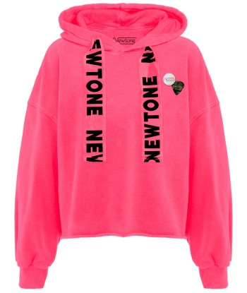 Hoodie crop bloomer neon pink "BLEED" Toutes les collections ici