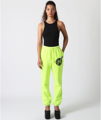 Jogging palmer neon yellow "AEROBIC" les ctes