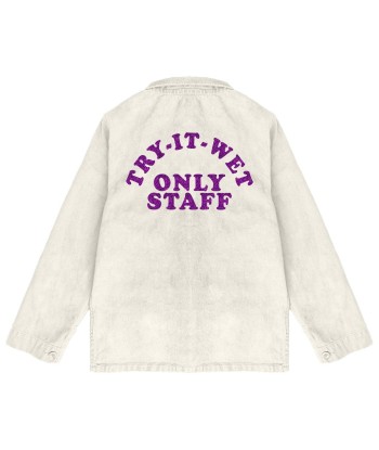 Veste sanfor dirty white "STAFF" les ctes