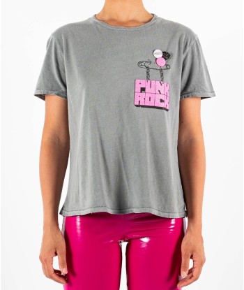 Tee shirt starlight grey "SPUNK" de la marque