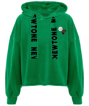 Hoodie crop bloomer grass "BLEED" Faites des économies