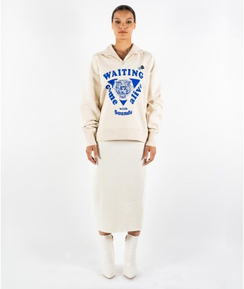 Sweatshirt driver natural "WAITING" du meilleur 