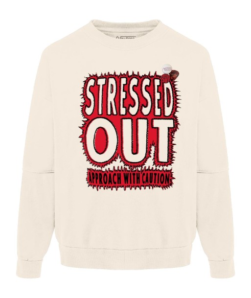 Sweatshirt roller natural "STRESSED" acheter en ligne