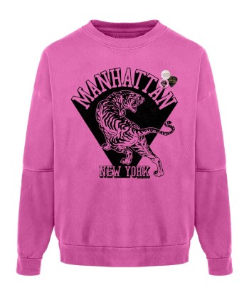 Sweatshirt roller fuschia "MANHATTAN FW23" Les êtres humains sont 