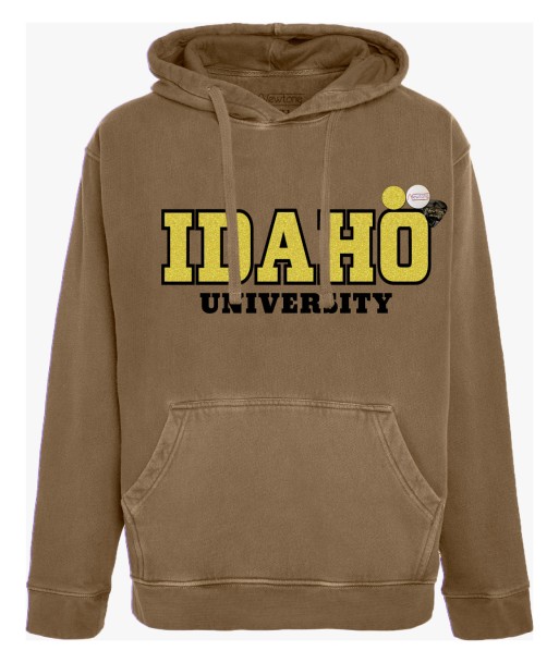 Hoodie jagger havane "UNIVERSITY" les muscles