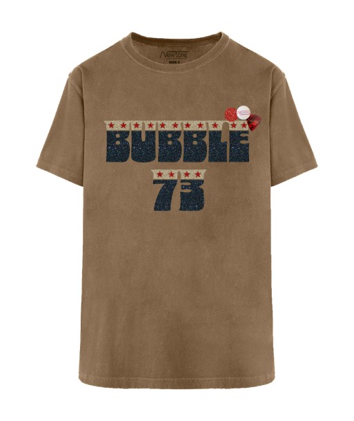 Tee shirt trucker havane "BUBBLE" de pas cher