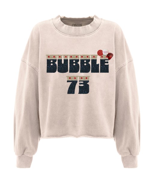 Sweatshirt crop porter whisper "BUBBLE" vous aussi creer 