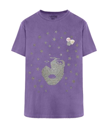 Tee shirt trucker grape "SINGER" rembourrage situé sous