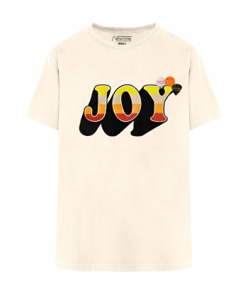 Tee shirt trucker natural "JOY FW24" Paris Déstockage Promo