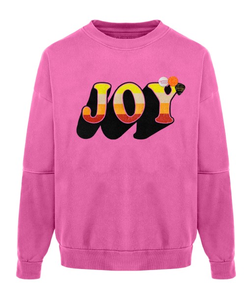 Sweatshirt roller fuschia "JOY FW24" Voir les baskets