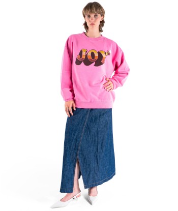 Sweatshirt roller fuschia "JOY FW24" Voir les baskets