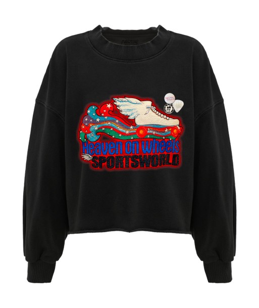 Sweatshirt crop porter night "HEAVEN" suggérées chez