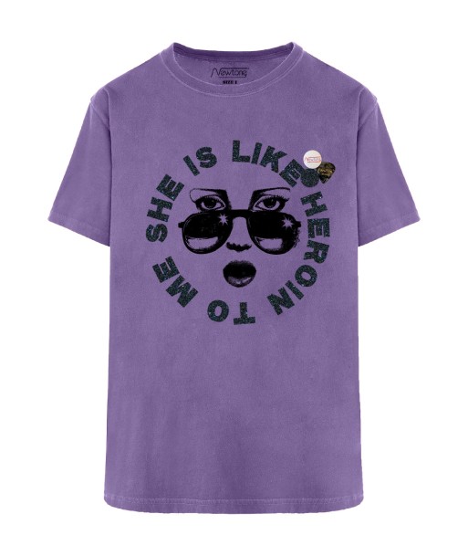 Tee shirt trucker grape "HEROIN" meilleur choix