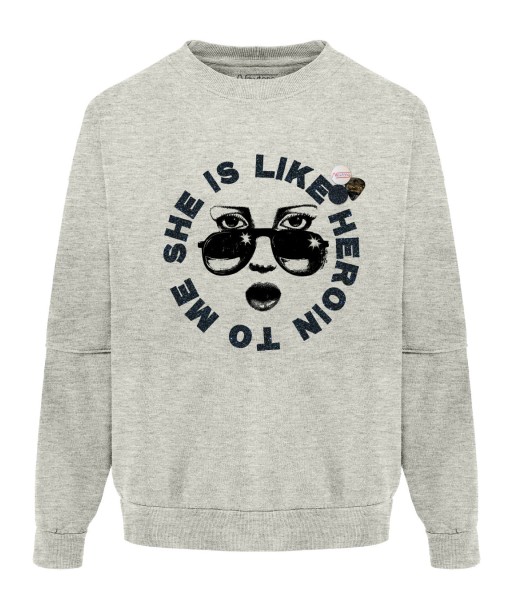 Sweatshirt roller elephant "HEROIN" en ligne des produits 