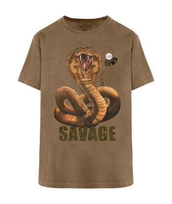 Tee shirt trucker havane "SAVAGE" sur le site 