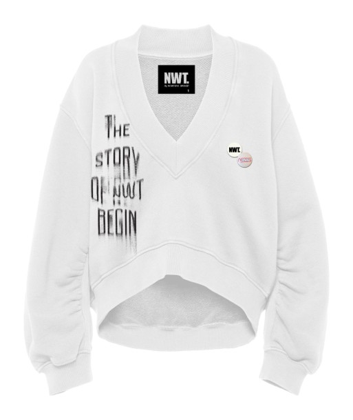 Sweatshirt marlee dirty white "STORY" suggérées chez