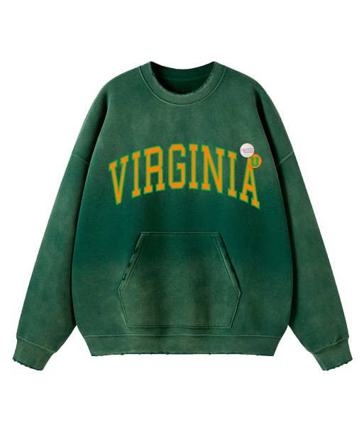 Sweatshirt piper vintage forest "VIRGINIA" solde