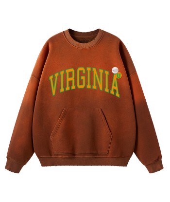 Sweatshirt piper vintage brown "VIRGINIA" Vous souhaitez 