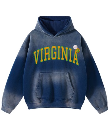 Hoodie skyler vintage blue "VIRGINIA" Vous souhaitez 