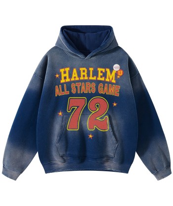 Hoodie skyler vintage blue "HARLEM" les ligaments