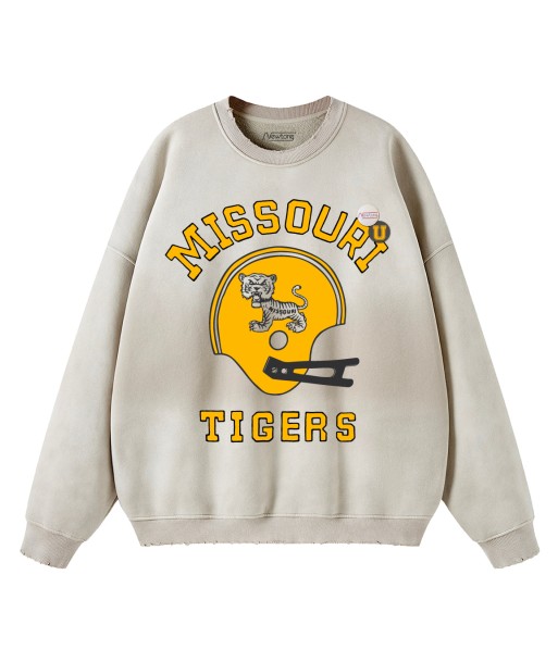 Sweatshirt piper vintage natural "MISSOURI" Voir les baskets