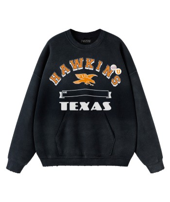 Sweatshirt piper vintage black "HAWKINS" online