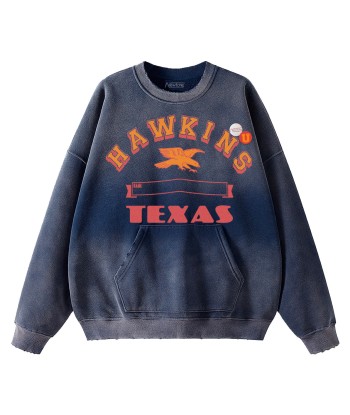 Sweatshirt piper vintage blue "HAWKINS" acheter